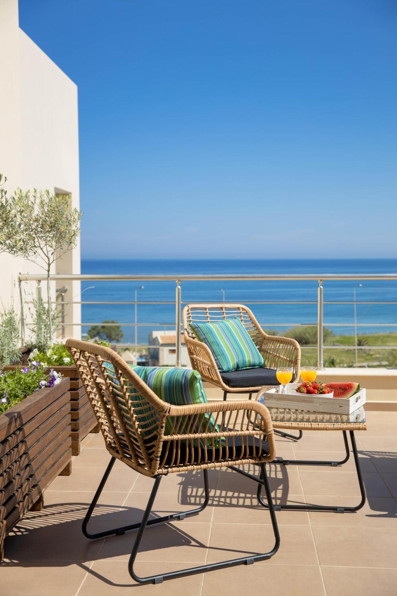 "Peach" - Sea View Maisonette By Sky Hill Resorts Pangalochori Exterior foto
