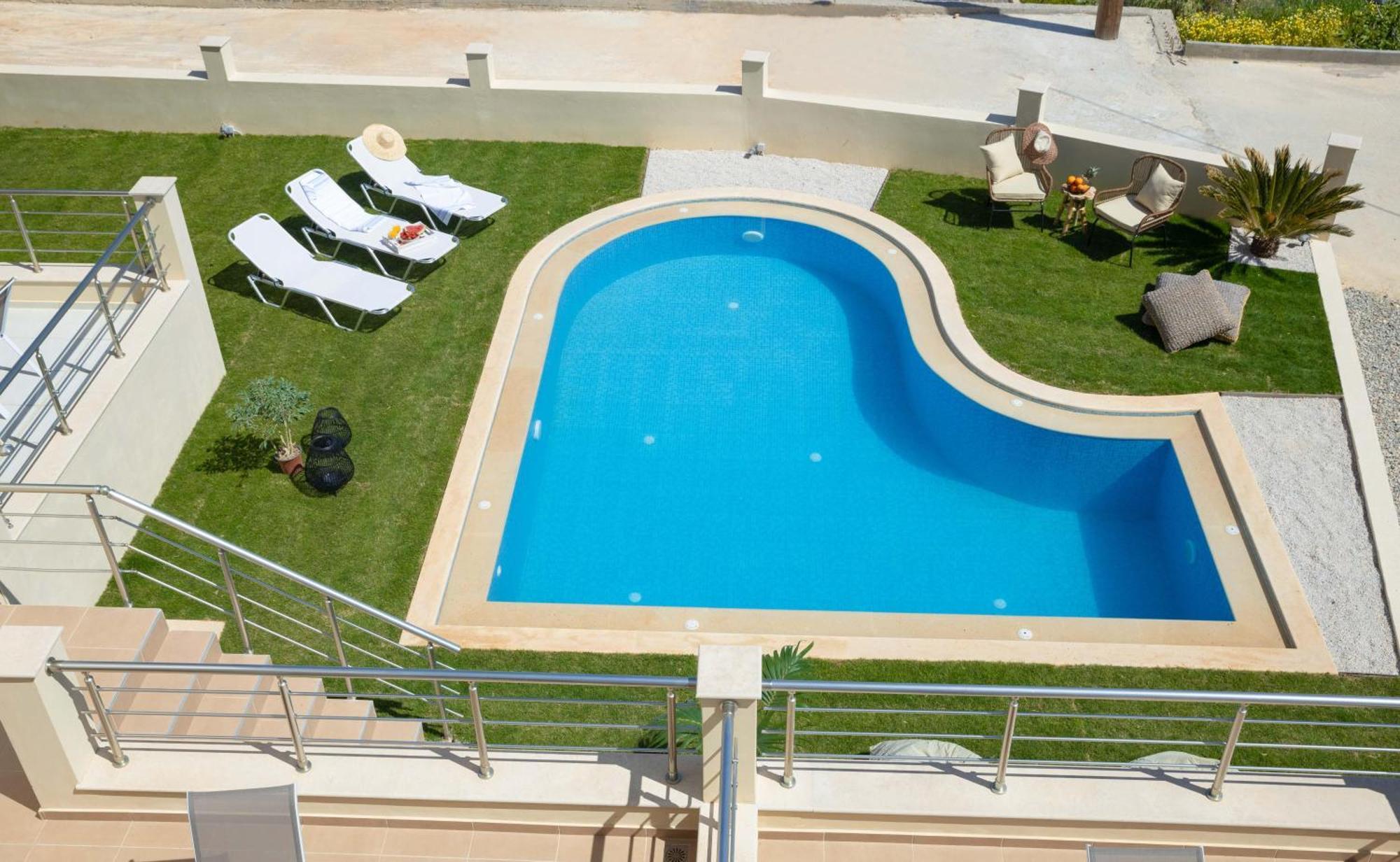 "Peach" - Sea View Maisonette By Sky Hill Resorts Pangalochori Exterior foto